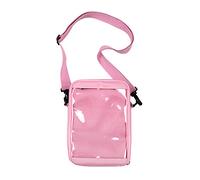 Vensivy Ita Bag DIY Transparent Crossbody Anime Pins Bag Shoulder Messenger Itabag Comic Anime Satchels, Pink, One Size, Chic,unique
