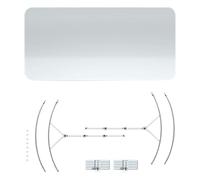 Vent AC Deflector - Adjustable Air Conditioning Air Ducting Cover - Umbrella Cover Heat Protection for Tenant Safe Ceiling Children's Room Home Cinema Kitchen