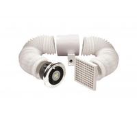 Vent Axia 441423"Vent-a-Light" Extractor Fan & LED Light Kit Shower Zone 1