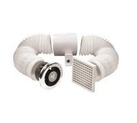 Vent Axia 441424"Vent-a-Light" Extractor Fan & LED Light Kit Shower Zone 1 (with Timer)