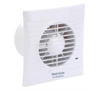 Vent Axia 441626 100HT Lo-Carbon Silhouette Extractor Fan with Humidistat & Timer 4 Inch / 100mm