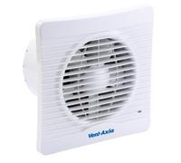Vent-Axia 454060 Silhouette Axial Kitchen Fan with Backdraught Shutter and Timer