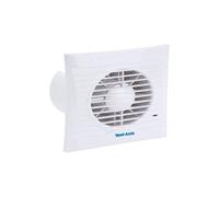 Vent Axia Silhouette 100T Bathroom / Toilet Extractor Fan with Timer. Model Number: 454056B