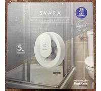 VENT-AXIA Svara White App Controlled Low Carbon Extractor Fan