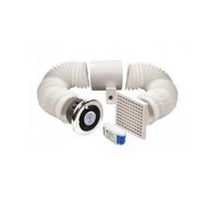 Vent Axia 441424"Vent-a-Light" Extractor Fan & LED Light Kit Shower Zone 1 (with Timer)