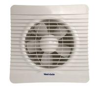 Vent Axia 454059B Silhouette Kitchen Extractor Fan for 150mm 6Inch Ducting Slim line Profile