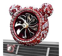 Vent Clip Air Freshener - Glitter Fan Design, Long Lasting Car Fragrance | Odor Eliminator Diffuser Accessory, Stylish Portable Scent Control Unit for Vehicle Truck Auto Cabin Use