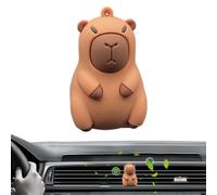 Vent Clip - Cute Car Air Freshener Capybara Design, Aromatherapy Vent Decoration, Auto Perfume Oil Diffuser, Refreshing Scented Car Accessory, Easy Cliped-on Installation | For Most Cars SUVs Vehicles