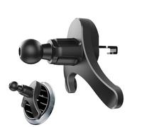 Vent Clip Phone Holder Anti-Shake Wider Spring Clamp Hands Free Cell Mount | 360 Degree Rotatable for Cars, Trucks, SUVs, Wagons, Pickup Trucks, Sedans, Hatchbacks, Crossovers, Vehicles, Smartphon