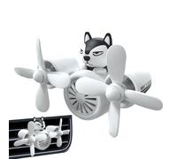 Vent Clip Refreshment - Animal Pilot Car Diffuser, Creative Air Supply Ventilation Systems Design | Cute Fragrance Accessory for Dashboard Ventilation Openings, Rotatings Propeller Perfume Clip