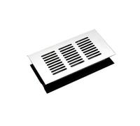 Vent Cover Alloy Rectangular Air Grille Ventilation for Cabinet Wardrobes Cupboards Fan Louver Home Decor(80x400mm)