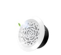 Vent Cover Grill Diameter 75/100/125/150/200mm Round patterned mesh outlet grille Indoor ventilation duct grille Wall-mounted ceiling-mounted ventilation grille (size: 75MM)(Size:200mm)