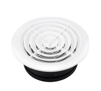 Vent Cover Grill Diameter 75/100/125/150/200mm Round rotatable adjustable outlet grille Indoor ventilation duct grille Wall-mounted ceiling-mounted ventilation grille (size: 75MM)(Size:75mm)