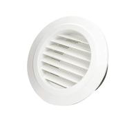 Vent Cover Grill Diameter 75/100/125/150/200mm Rounded slanted louvre mesh outlet grille Indoor ventilation duct grille Wall-mounted ceiling-mounted ventilation grille (size: 75MM)(Size:200mm)