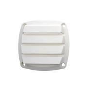 Vent Cover Grill Plastic Air Vent Square Ventilator Grille Cover Ventilation RV Yacht Trailer Caravan Wall Ceiling Mount,White/black Ventilation Cover (Size : White)(Color:White,Size:8.5 * 8.5cm)