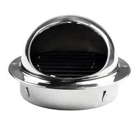 Vent Cover Vent Cover 75mm-200mm Stainless-Steel Wall Ceiling Air-Vent Ducting Ventilation Exhaust Grille Outlet Heating Cooling Vents-Cap(160MM)
