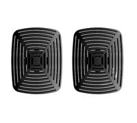 Vent Deflectors for Car - 2 Pack Global Vehicle Air Wind Deflector for Driving, Detachable Anti Direct Blowing Baffle with Adjustable Design, Automotive Interior Accessories Road Trip Color Black