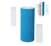 Vent Filter, Cut to Size, Dustproof, High Efficiency, Quick Adhesive HVAC Oven Air Filter for Home, Shape Adaptive for Replacing HVAC Grills, Ventilation Maintenance and Household Maintenance