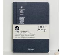 VENT for Change Reclaimed Lined A5 Notebook - Blue Wool - 192 pages