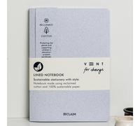 VENT for Change Reclaimed Lined A5 Notebook - White Cotton - 192 pages