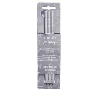 VENT For Change Recycled CD Case Pencils - Dusty Blue - Set of 3
