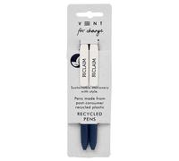 VENT for Change Recycled Pens - Blue with Black Ink - Pack of 2