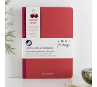 VENT for Change Recycled Sucseed A5 Notebook - Cherry Husk - 160 pages
