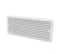 Vent Grille, for motorhome Fridge Vent Mounting Grille, Louvred Wall Vent Grille, For Thetford Fridge Vent Mounting Grille For Campervans(White)
