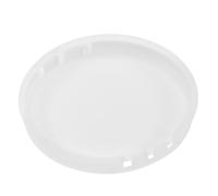Vent Hole Cover Spring Loaded Blanking Cap for Exhaust Vents | White Plastic Construction, Secure Snap-in Retention, High Elasticity Mechanism, Fast Fitting for Home Renovation