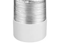 Vent Hose Coupling - Heat Resistant 10 Cm, Dryer Tube Joint Flange, Round Wall Plate Fitting | Washing Machine Exhaust Outlet Air Circulation Fan Indoor Garden Hydroponics Office Workshop Residential