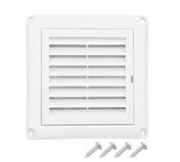 Vent Louvered Caps for Dryer 4’’ by Vypart Exhaust Vent Cover with Fabric Fine Screen Exterior Vent cover Exterior Dryer Exhaust Air Vent Cover