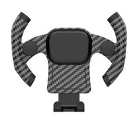 Vent Phone Holder For Car - Retractable Automobile Air Vent Cell Phone Cradles Spiral Hook Telescopic Air Outlet Smartphone Support Rack With Steering Wheel Shape For Automotives