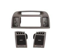 Vent Slats/Blades Air vent outlet Radio Dashboard/Fit For Toyota Camry 5 2002 2003 2004 2005 2006 Fascia Auto Stereo Panel CD DVD Interior Accessories Vent Grille(Gray-air)