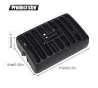 Vent Slats/Blades Dashboard Air Conditioner Vent Outlet Panel AC Grille/Fit for Jeep Cherokee XJ 1997-2001 Wrangler TJ 1997-2006 5FS10LAZAB 5DP55TAZ Vent Grille(2pcs Middle)