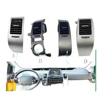Vent Slats/Blades Premium 4Pcs Car Front Dashboard Vent Panel Air Conditioner Outlet Frame A/C Dashs Vents Plate/Fit For Toyota Prius 2004-2009 Vent Grille