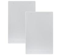Vent Systems 10 x 16 Inch / 250 x 400 mm Access Panel - Pack of 2 - Easy Access Doors - ABS Plastic - Access Panel for Drywall, Wall & Ceiling Electrical & Plumbing Service Door Cover