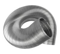 Vent Systems Ø100 mm - 3 m / Ø4" - 10ft Round Flexible Aluminium Hose Pipe - Heavy Duty Air Duct Tube for Heating, Cooling, HVAC System, Air Conditioning, Dryer Vents, Exhaust and Ventilation