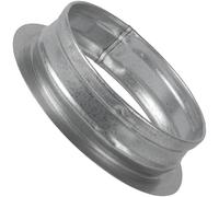 Vent Systems Ø100 mm / 4" Inch Round Air Duct Connector Flange - Heavy Duty Galvanised Steel Air Vent Duct Coupler for Cooling, Heating Ventilation - Quality Fittings for HVAC System Ducting