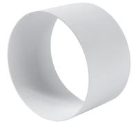 Vent Systems 100 mm / 4" Inch Round Female Duct Connector - ABS Plastic HVAC Ducting Fittings for Round PVC Flexible or Rigid Vent Hose Pipe - Dryer Air Ventilation System Tube Adapter