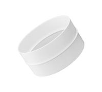 Vent Systems 100 mm / 4" Inch Round Male Duct Connector - ABS Plastic HVAC Inline Ducting Fittings for PVC Flexible or Rigid Vent Hose Pipe - Dryer Air Ventilation System Tube Adapter