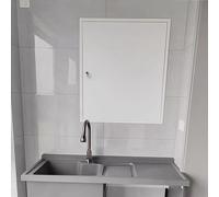 Vent Systems 12 x 12 Inch/300 x 300mm Metal Access Panel with Lock/Key Access Doors, Wall Ceiling Electrical and Plumbing Service Door Cover, Access Panel for Drywall(24x48in/61x122cm)