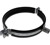 Vent Systems 125 mm / 5″ Galvanised Steel Pipe Clamp with Rubber Lining - Heavy Duty Adjustable Duct Clamp Bracket for Ventilation Ducting, PVC Drain Pipe & Extractor Hose - Wall & Ceiling Mount