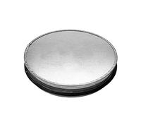 Vent Systems 150 mm / 6" Inch Round Galvanized Steel Pipe Cap with Rubber Seal Gasket - Vent Cover/Metal Plug for Ducting/Duct Cover - Indoor and Outdoor Duct End Cover for Dryer Vent, HVAC Pipes