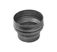 Vent Systems 150 mm/6" to 100 mm/4" Duct Reducer Adapter - Galvanised Steel HVAC Transition Piece - Heavy-Duty Cone Connector for Round Vent Pipe - for Ventilation Systems, Indoor Extraction Setups