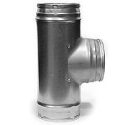 Vent Systems Ø150mm / 6" Inch Y-Shape Duct Connector, Splitter - 3-Way Round Galvanised Steel Pipe Adapter for Airflow, Ventilation, HVAC, Vent Hose - Durable Metal Duct Fitting - Ducting Joint