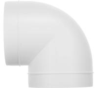 Vent Systems 150 mm / 6" Inch 90 Degree Elbow Duct Connector - ABS Plastic HVAC Ducting Fittings for Round PVC Flexible or Rigid Vent Hose Pipe - Dryer Air Ventilation System Tube Adapter