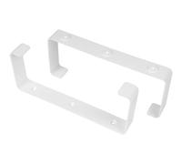 Vent Systems 220 x 90 mm / 9'' x 4" Inch White Mounting Bracket - Wall Support Clip for Rectangular Flat Ducting - PVC Holder for HVAC Ventilation Duct Installation in Kitchen, Bathroom, Home