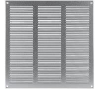 Vent Systems 300 x 300 mm / 12" x 12" Inch Vent Cover - Galvanised Metal Vent Cover - Air Supply Ventilation Cover with Screen Mesh - Louvered HVAC Air Vent Covers for Bathroom, Home Office