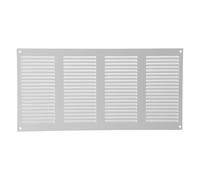 Vent Systems 400 x 200 mm / 16" x 8" Inch Air Vent Cover White Metal Air Return Grill with Built in Pest Guard Screen HVAC Vent Cover for Home Improvement Vent Duct Cover