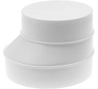Vent Systems 6" to 5" Inch Round Ducting Reducer - PVC/HVAC Pipe Adapter Connector Cone - ABS Plastic Adaptor for Ventilation Systems - Kitchen Exhaust Fan, Dryer Vent Hose, Cooker 150 to 125 mm